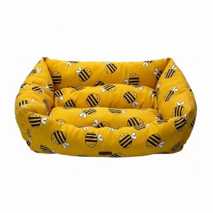 HoneyBee Sarı Neşeli Kedi & Köpek Yatağı