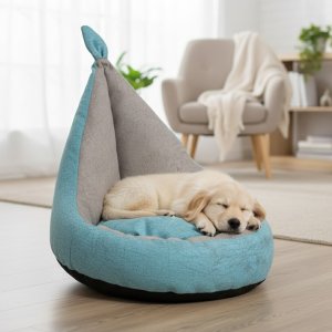 Aqua Drop Destekli Kedi & Köpek Puf Yatak